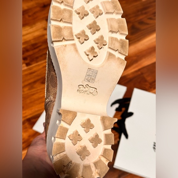 COACH AINSELY Monogram Coated Booties - Picture 15 of 16